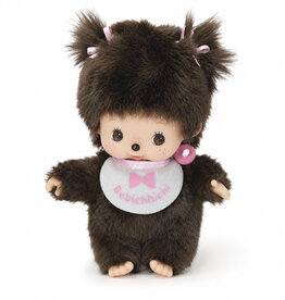 Monchhichi Monchhichi 'bebichhichi' einfaches Mädchen mit Lätzchen und Schnuller
