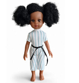 Orange Toys Striped summer overall / jumpsuit for Amigas dolls