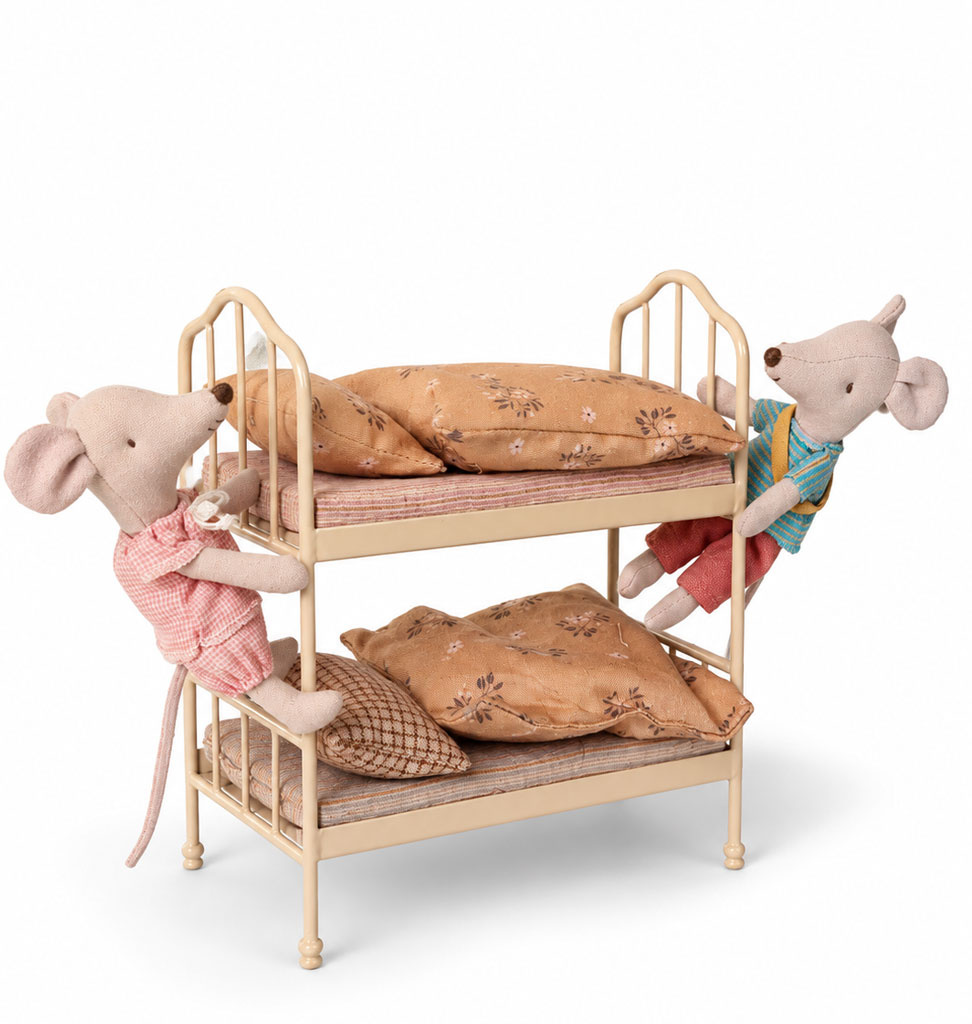 Maileg Maileg bunk bed with bedding for the mice