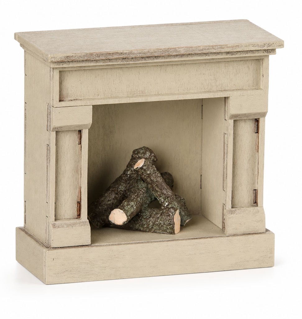Maileg Maileg fireplace for the mice / off white