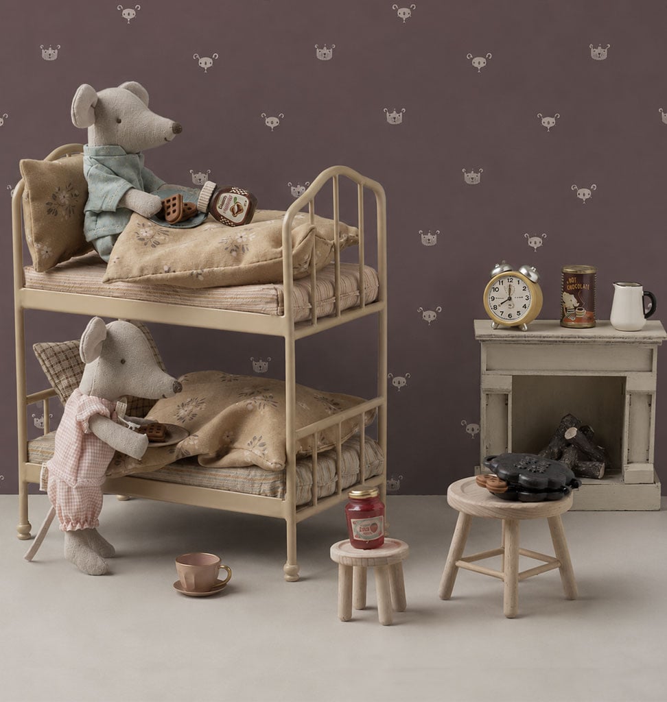 Maileg Maileg fireplace for the mice / off white