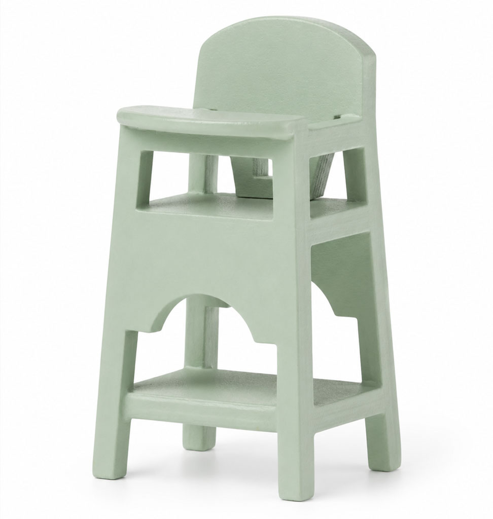 Maileg Maileg high chair for the little mice / mint