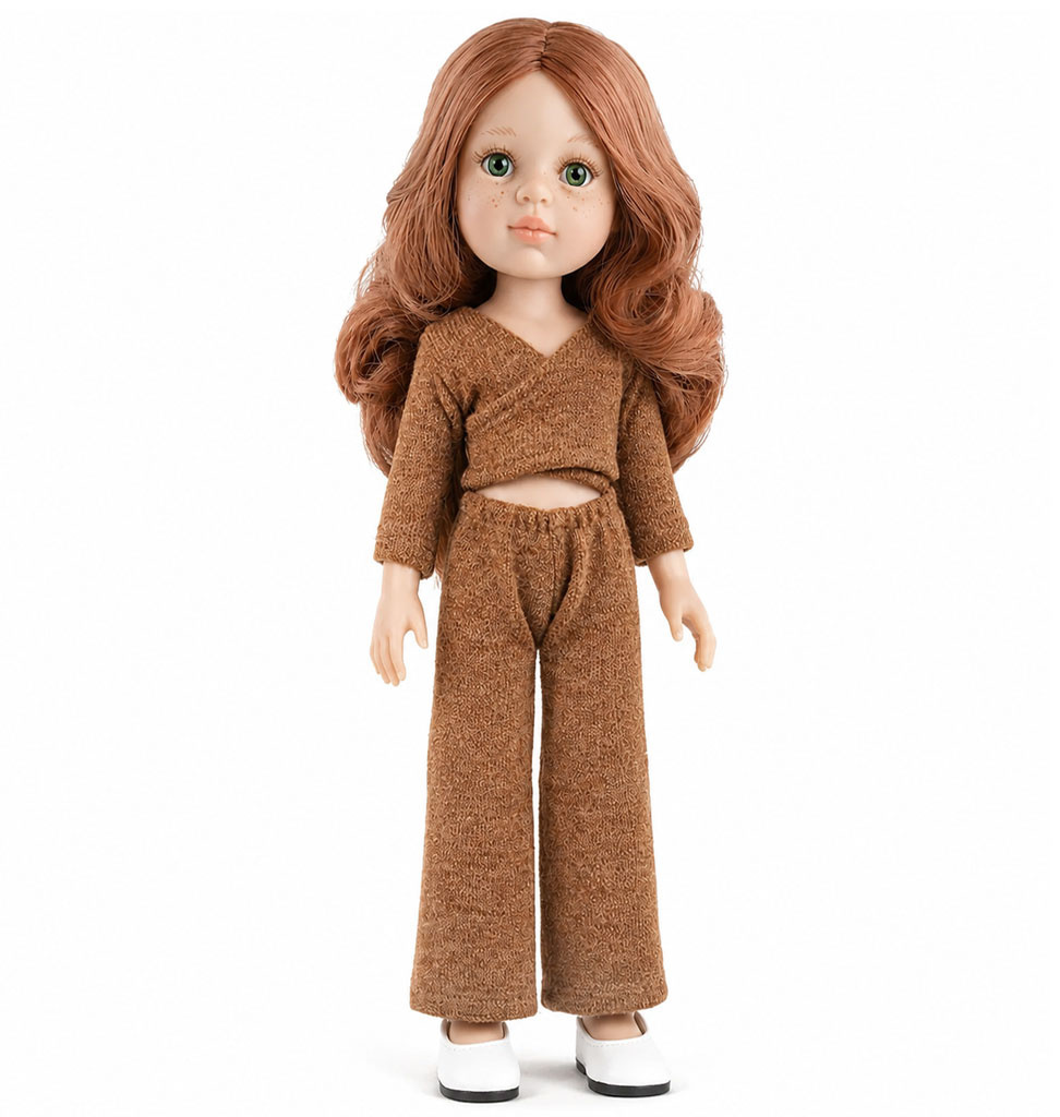 Paola Reina poppen Paola Reina Amigas Puppe Cristi mit langem, gewelltem Haar