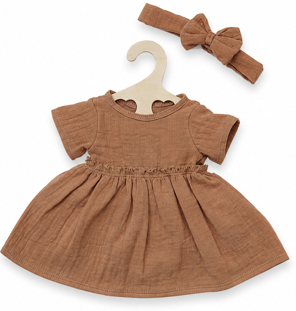 Heless Heless jurk met haarband voorpoppen van 35-45 cm
