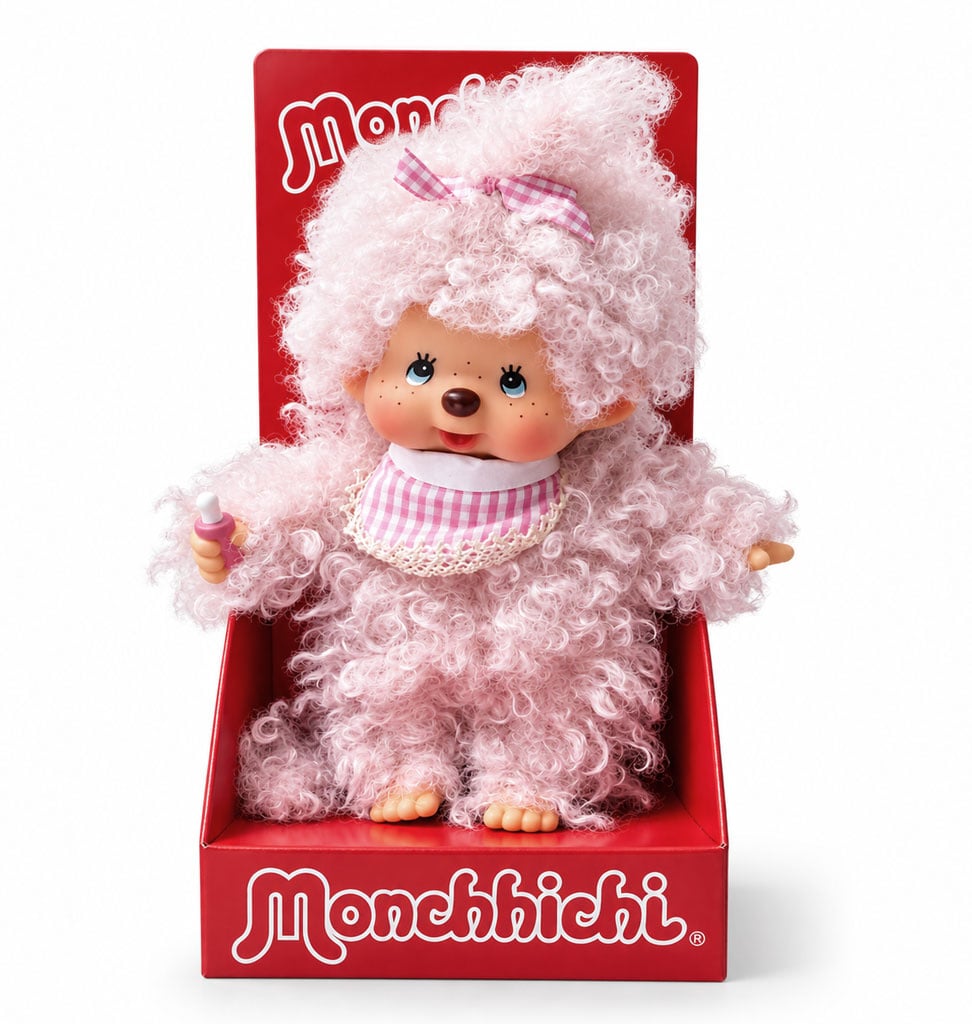 Monchhichi Monchhichi meisje Fluff Pink