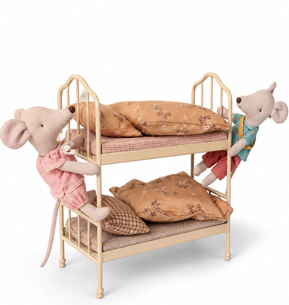 Maileg Maileg bunk bed with bedding for the mice