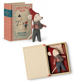 Maileg Maileg Baby-Weihnachtsmaus im Buch mit Bettwäsche