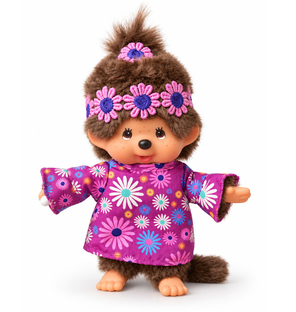 Monchhichi Monchhichi meisje flower power
