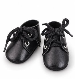 Paola Reina poppen Paola Reina zwarte veterschoenen voor Amigas poppen