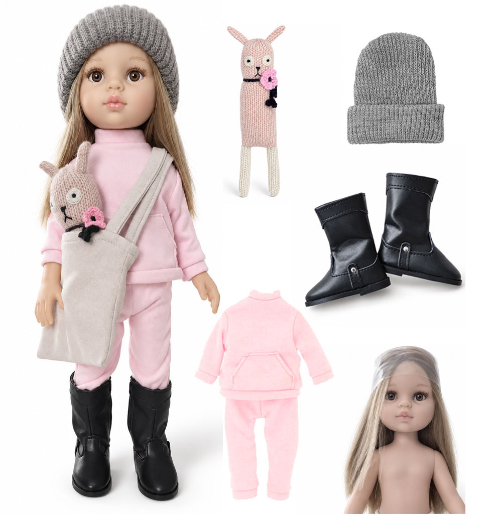 Paola Reina poppen Paola Reina Amigas doll Carla with brown eyes