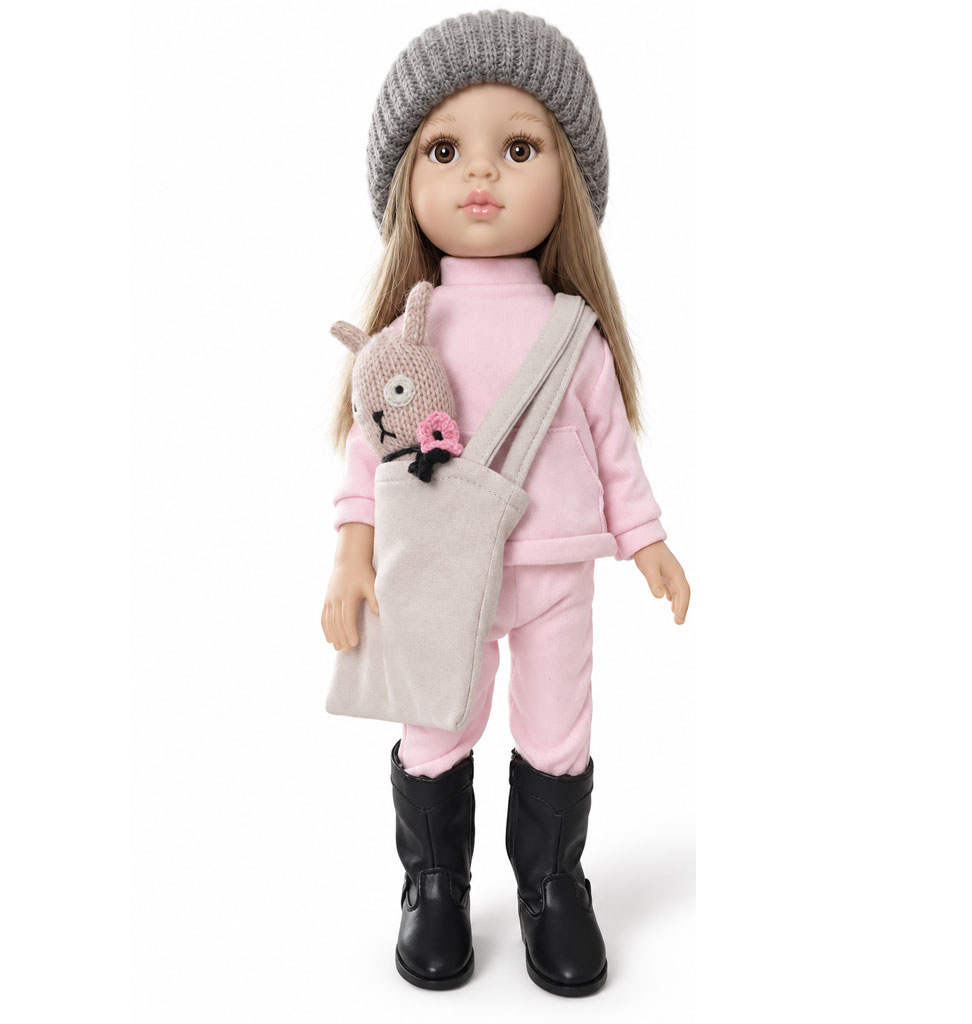 Orange Toys trainingspak voor Amigas poppen  /roze