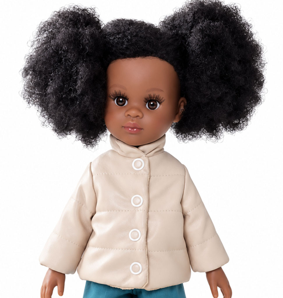Orange Toys Amigas Puppenmantel aus Kunstleder