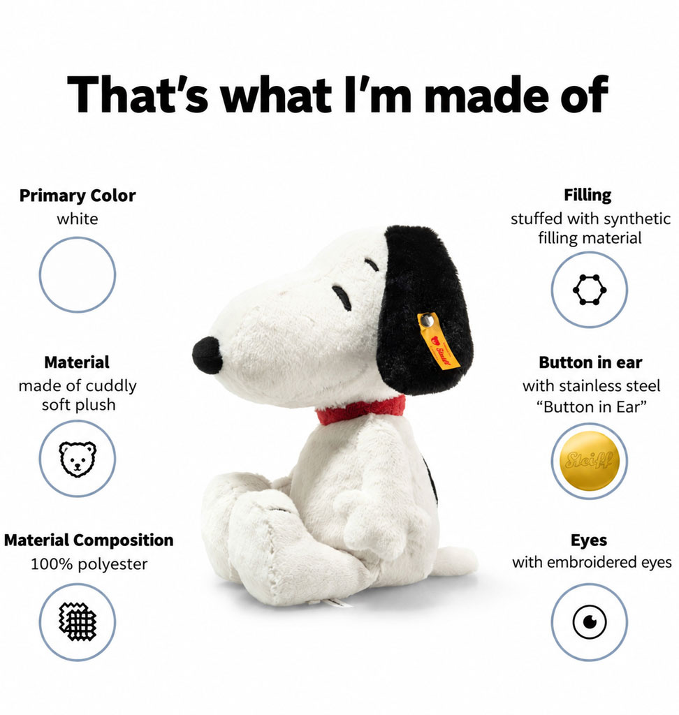 Steiff Steiff Snoopy knuffelhond