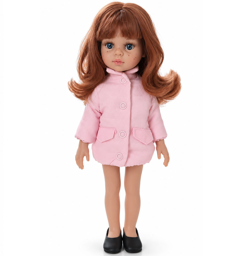 Orange Toys Roze gewatteerde jas voor Amigas poppen