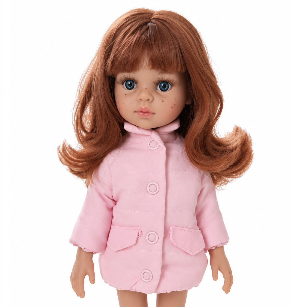 Orange Toys Roze gewatteerde jas voor Amigas poppen