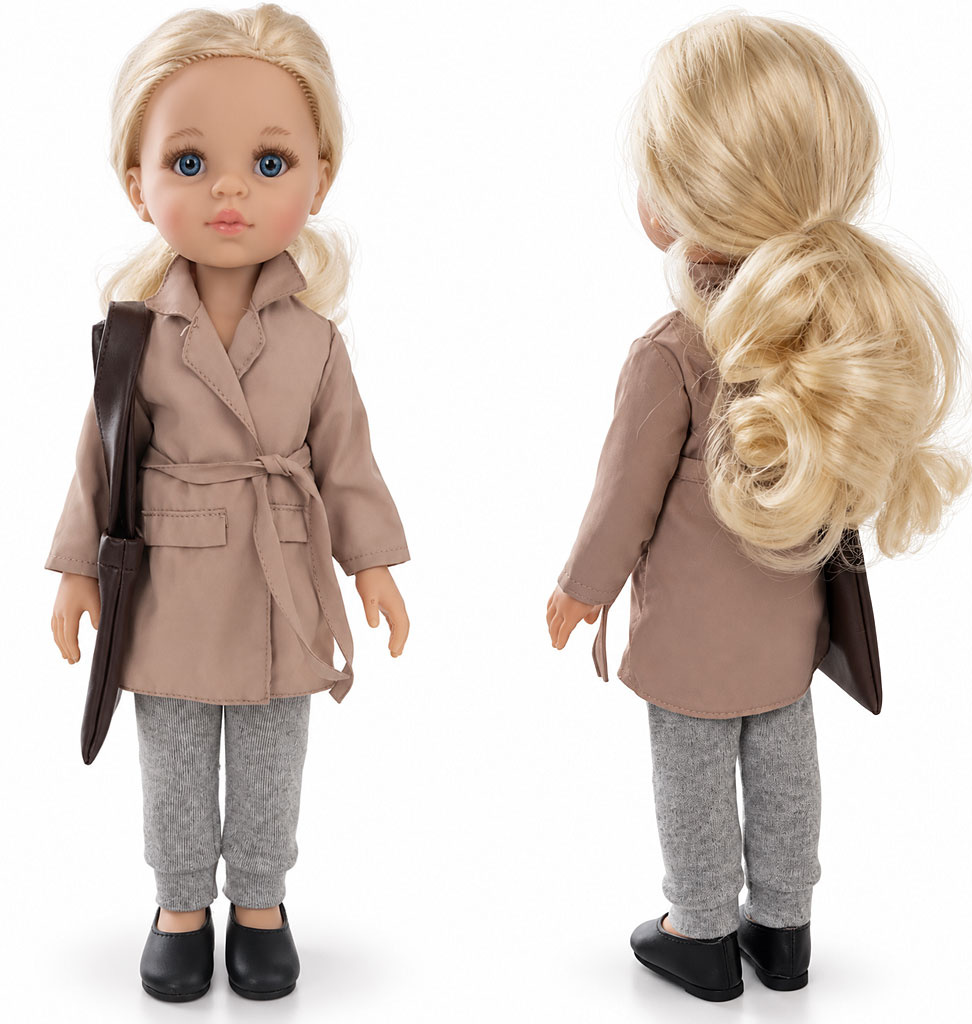 Orange Toys Trench coat for Amigas dolls