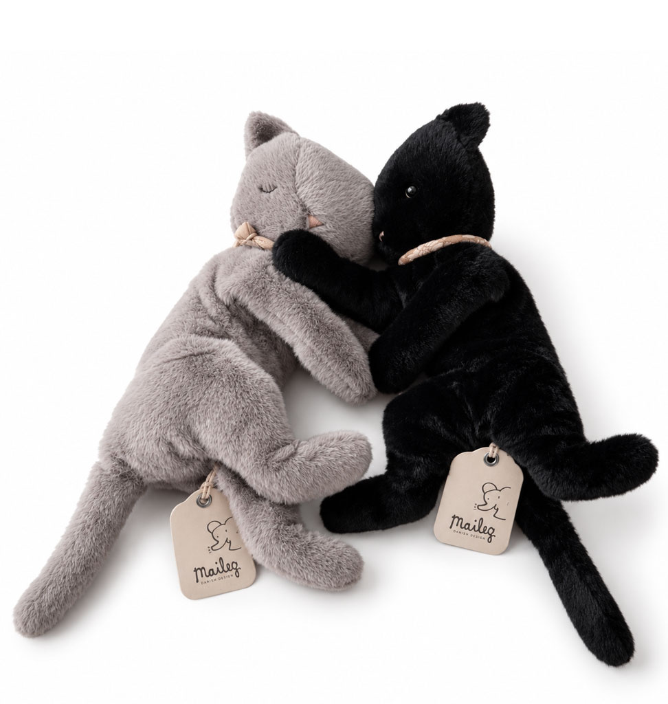 Maileg Maileg Sleeping Kitten / zwart