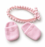 Paola Reina poppen Paola Reina Amigas doll booties and headband set