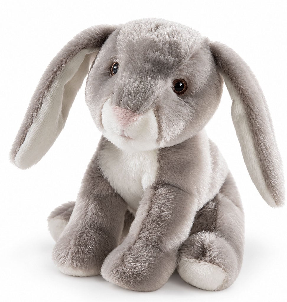 Heunec / recycled pet plush Kuscheliger Hase aus recycelten PET-Flaschen
