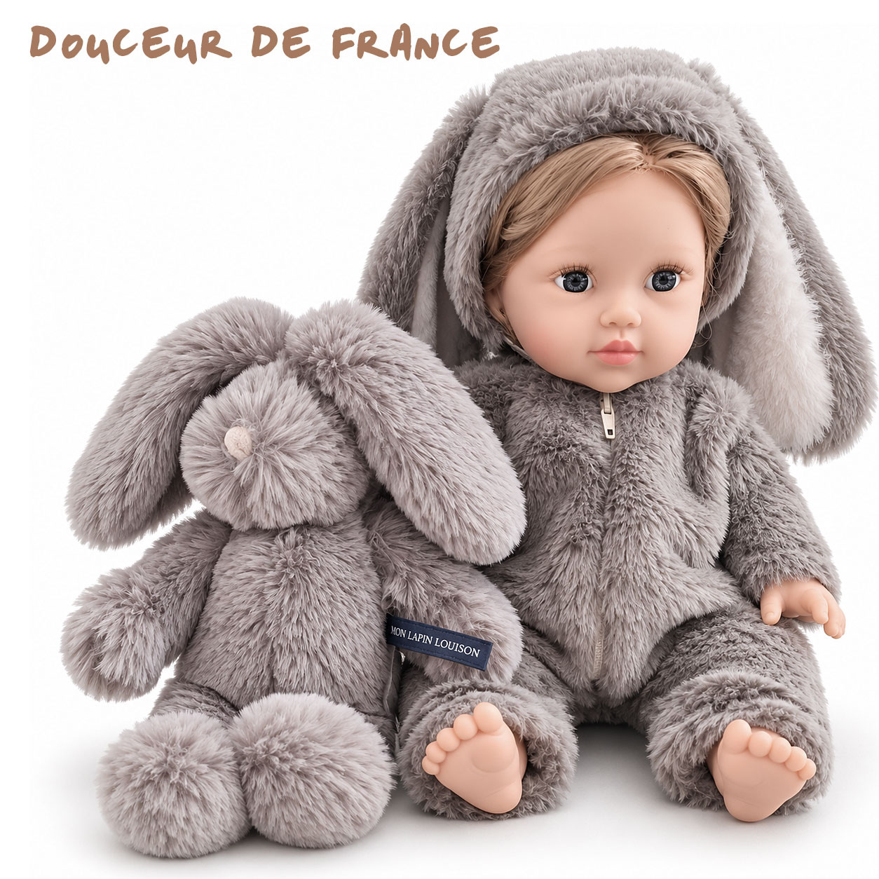 Moulin Roty Moulin Roty cuddly toy rabbit Louison
