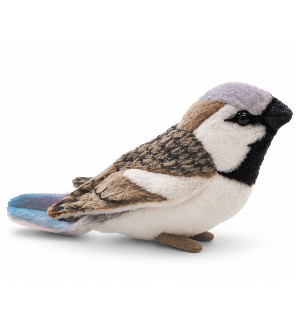 Hansa knuffels Hansa house sparrow, house sparrow, 13 cm