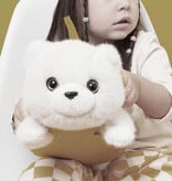 Orange Toys Orange Toys white plush cat from the Milo and Milly collection