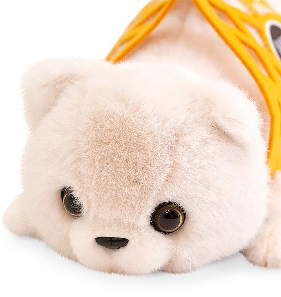 Orange Toys Orange Toys white plush cat from the Milo and Milly collection