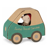 Maileg Maileg Little Brother Christmas mouse with car