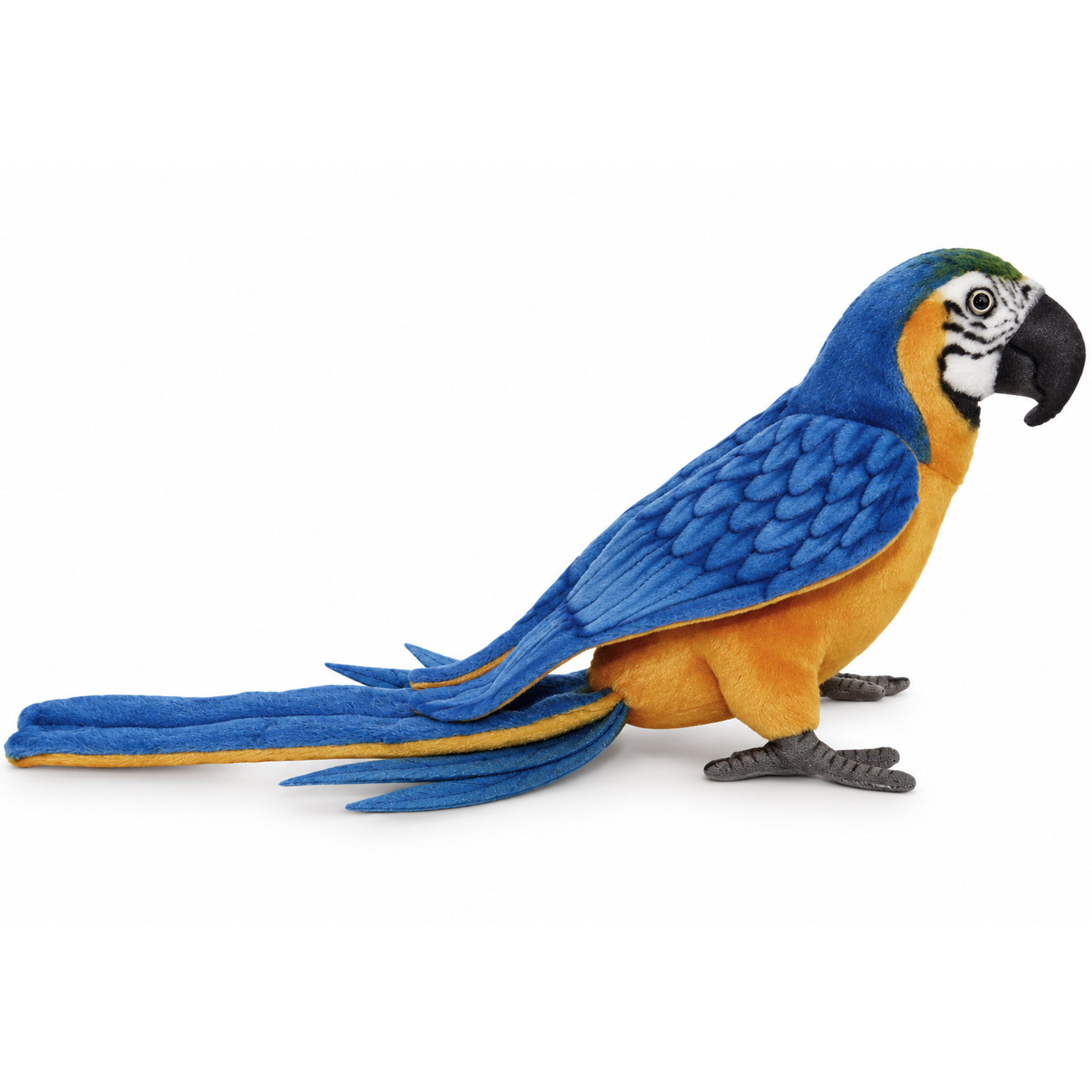 Hansa knuffels Hansa Creation blauw-gele ara