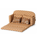 Maileg Maileg sofa bed / sofa bed with cushions / ochre