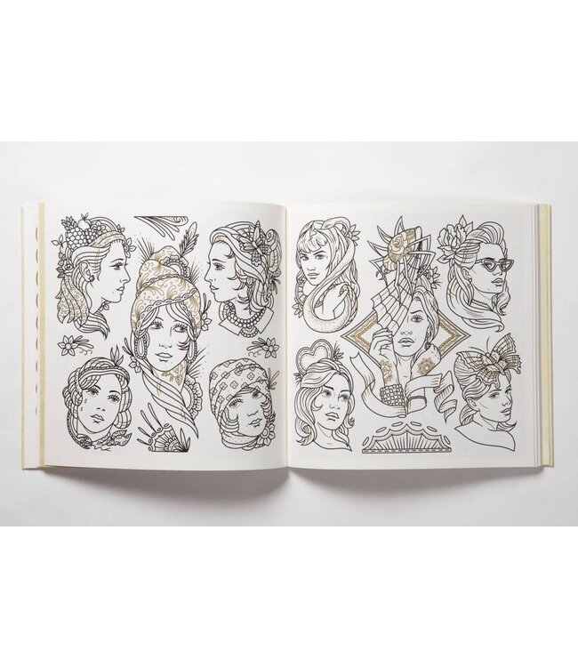 The Tattoo Flash Colouring Book