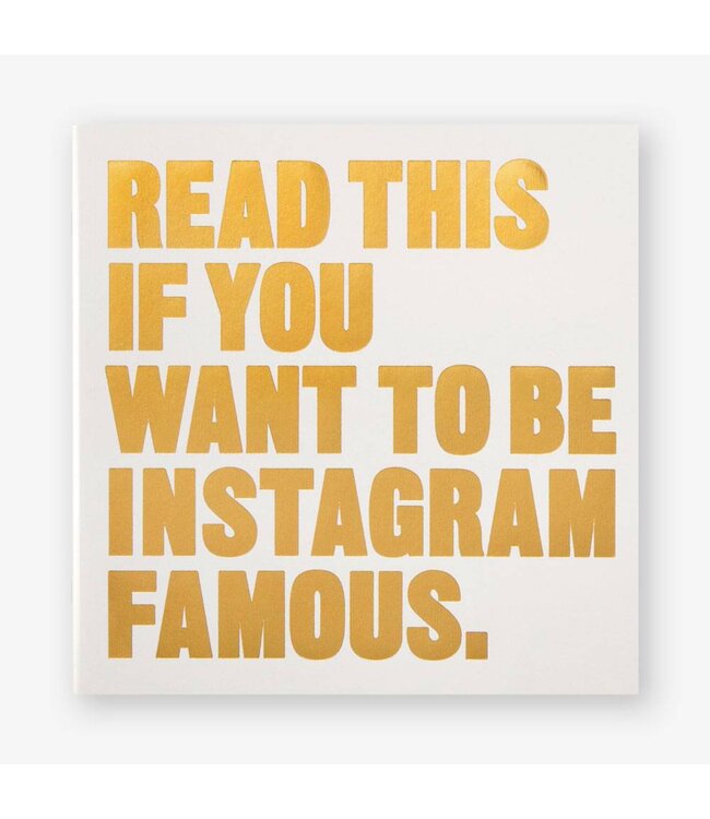Read This if You Want to Be Instagram Famous