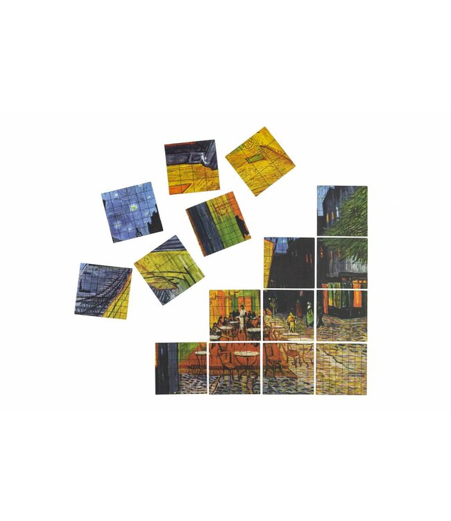 Pixel-Art Game:  Cafe Terrace at Night