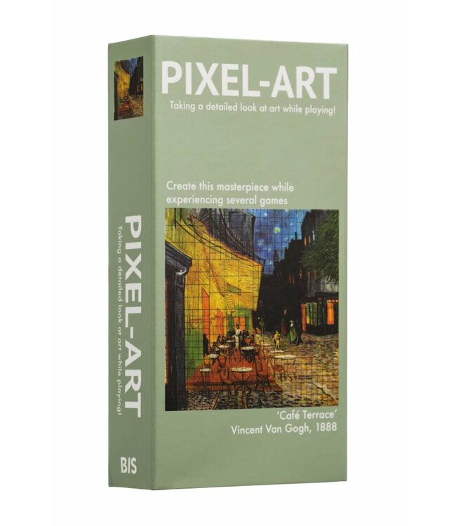 Pixel-Art Game:  Cafe Terrace at Night