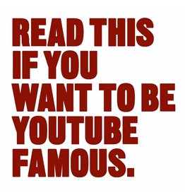 Will Eagle Read This if You Want to Be YouTube Famous