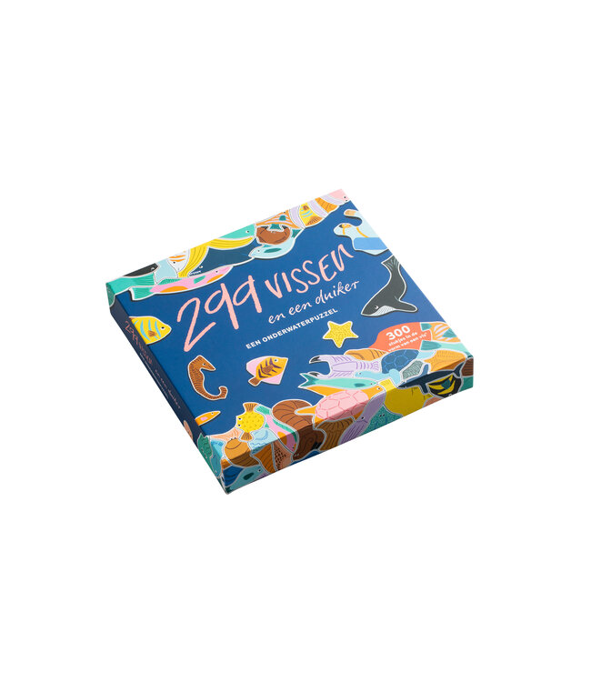 299 vissen (en één duiker)