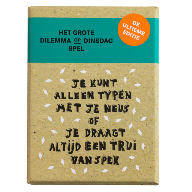 Het Grote Dilemma op DinsdagSpel De Ultieme Editie BIS Publishers