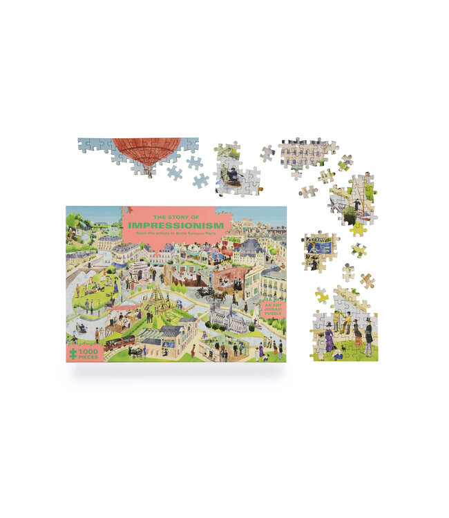 The Story of Impressionism (1000-Piece Art History Jigsaw Puzzle)