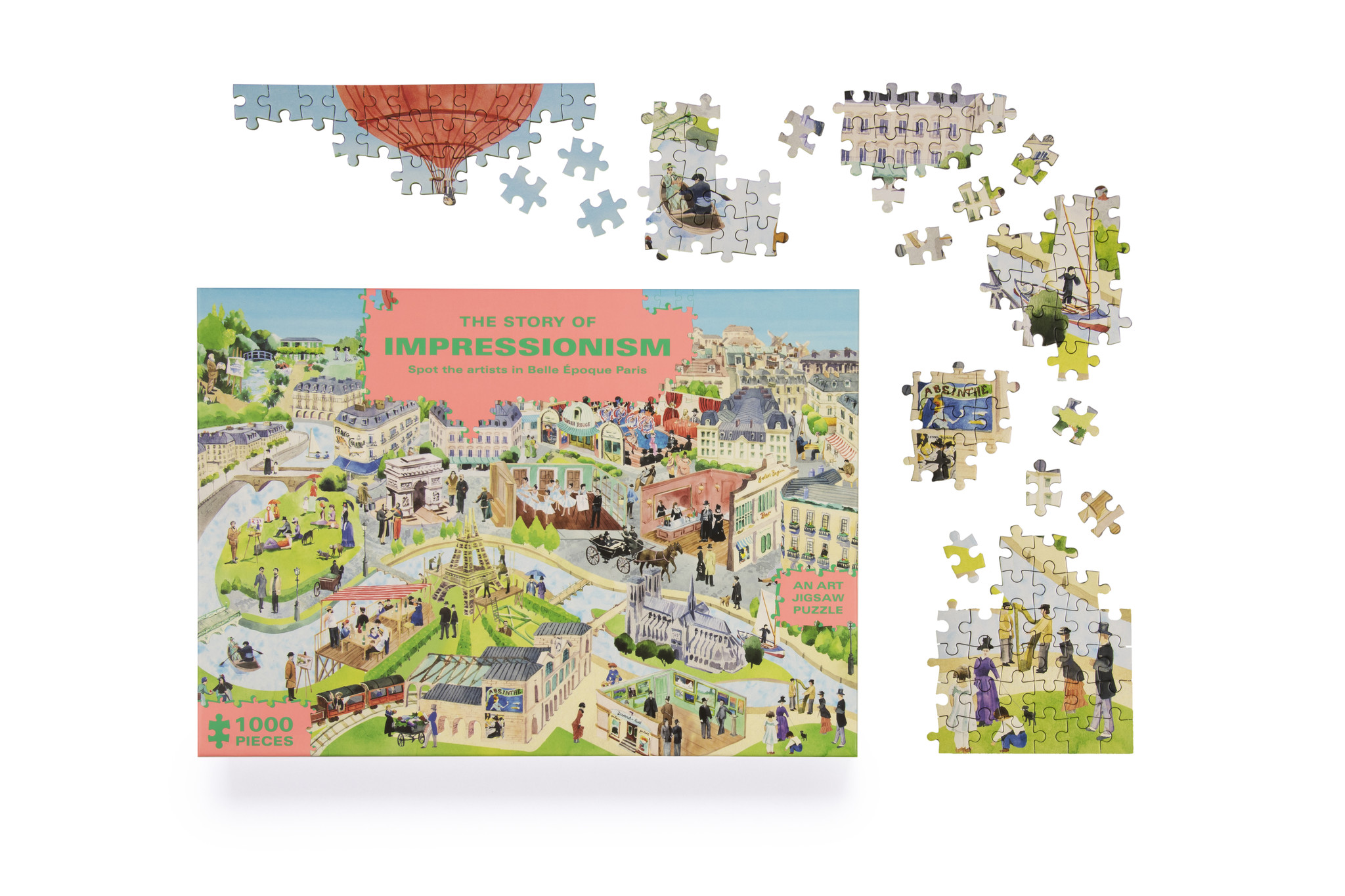 The Story of Impressionism (1000Piece Art History Jigsaw Puzzle) BIS