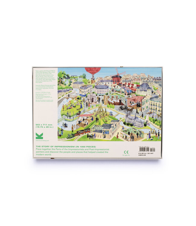 The Story of Impressionism (1000-Piece Art History Jigsaw Puzzle)