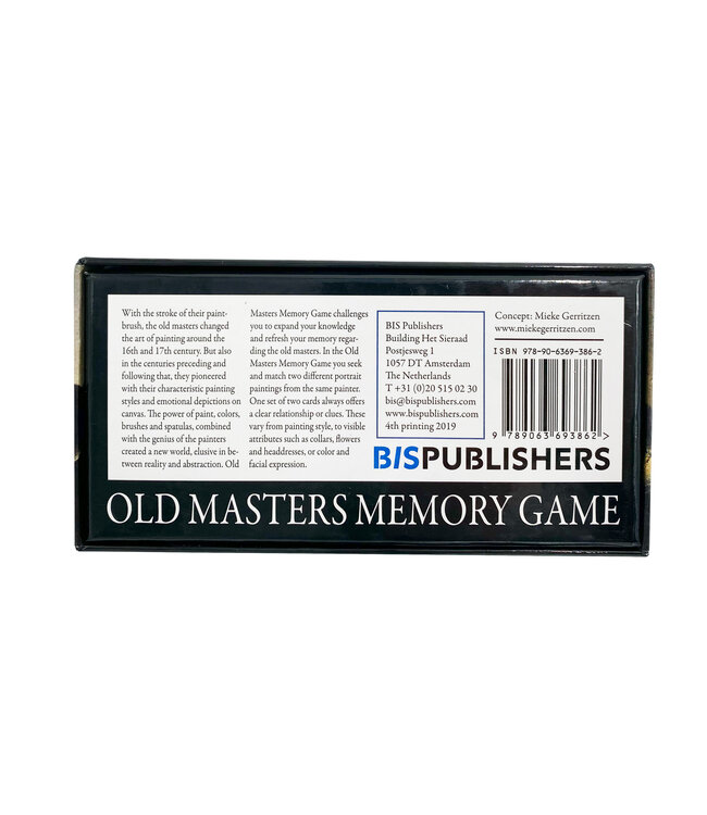 Old Masters Memory Game
