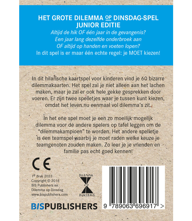Het Grote Dilemma op Dinsdag-Spel: De Junior Editie (NL)