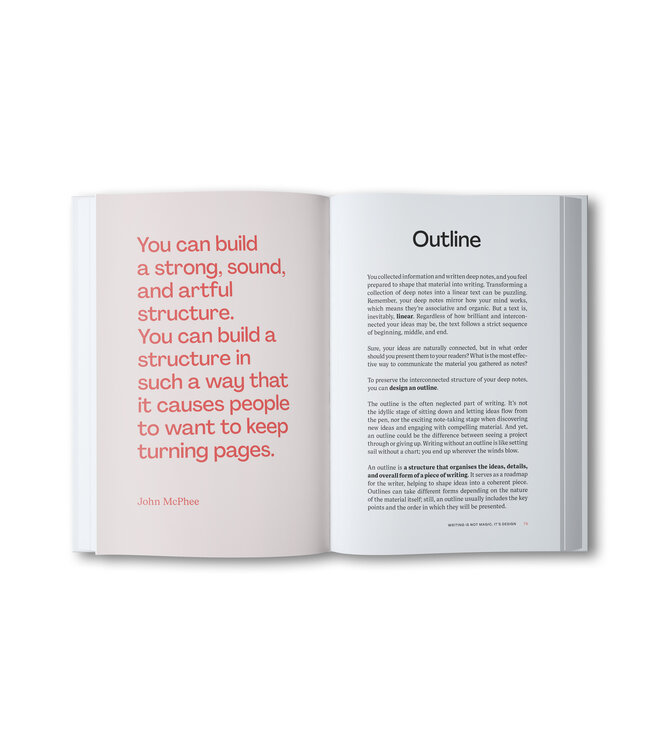 Writing is not Magic, it's Design