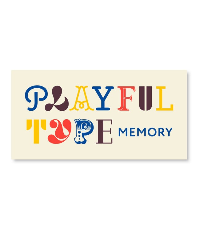 Anja Brunt Playful Type Memory
