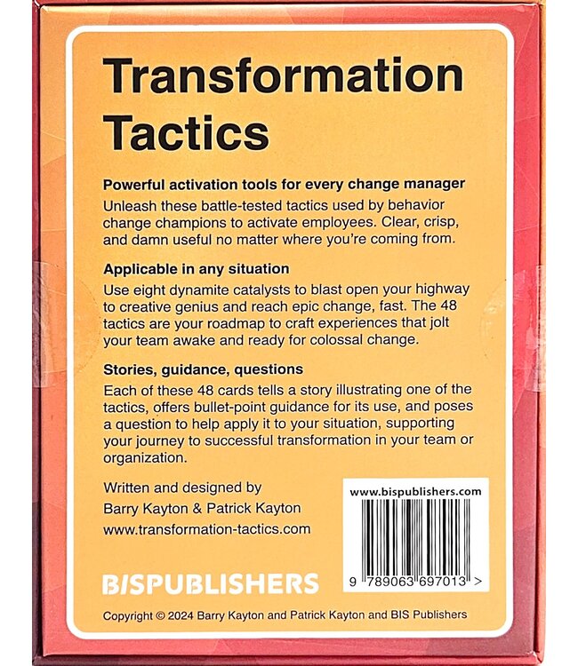 Transformation Tactics