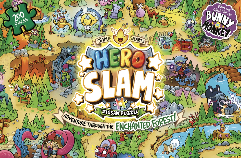 Jamie Smart's Hero Slam Jigsaw Puzzle cover