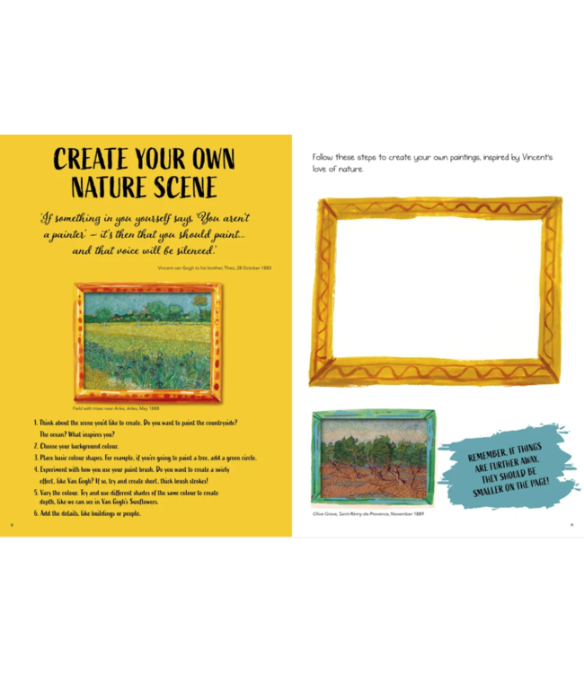 Make Art with Van Gogh: A Creative Activity Book
