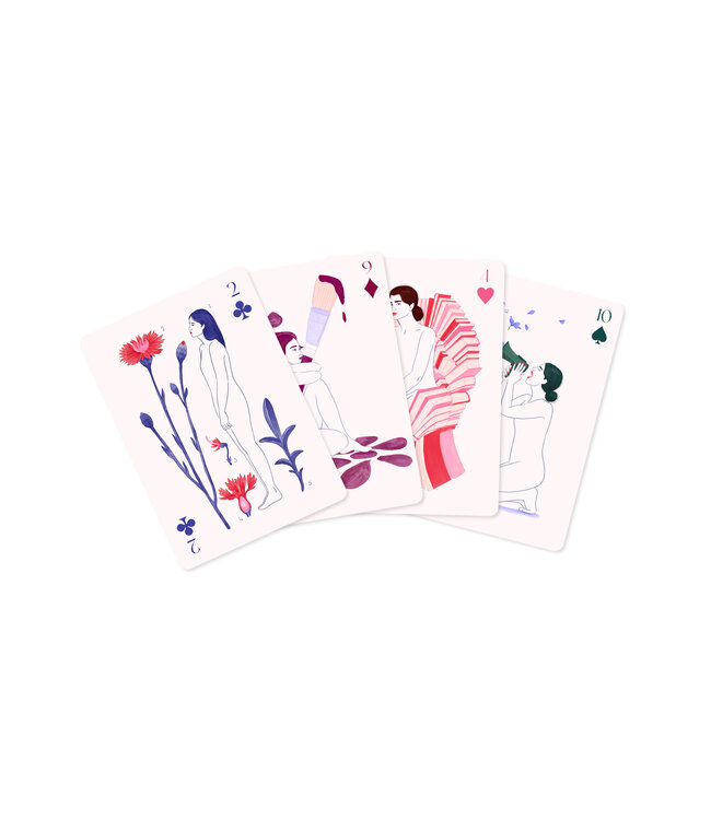 Powerful Women Playing Cards