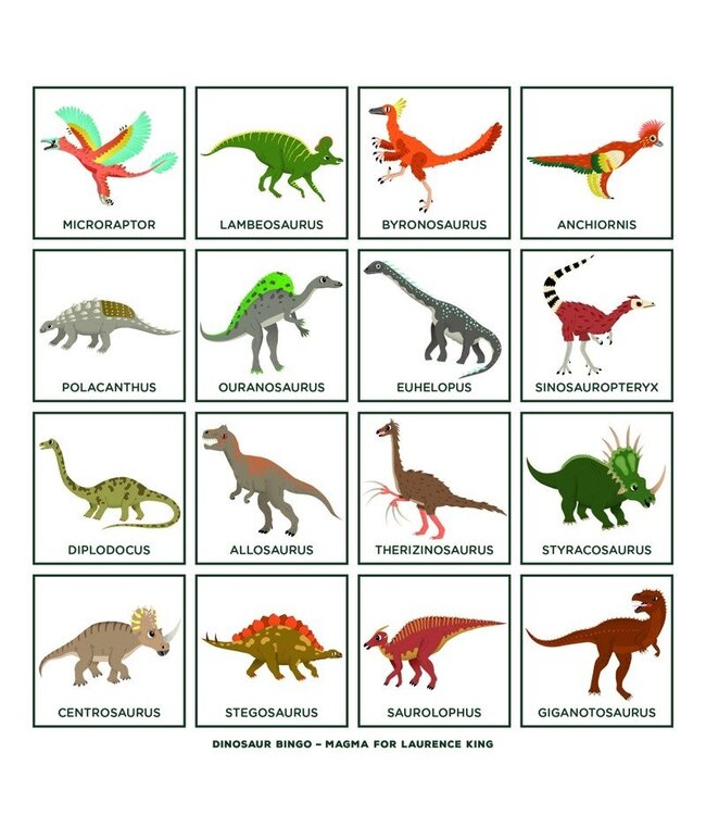 Dino Bingo
