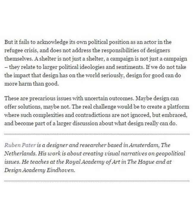 The Politics Of Design